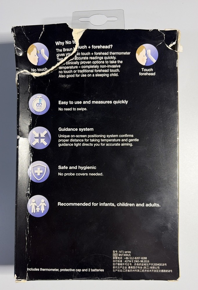 Braun No Touch + Forehead Thermometer