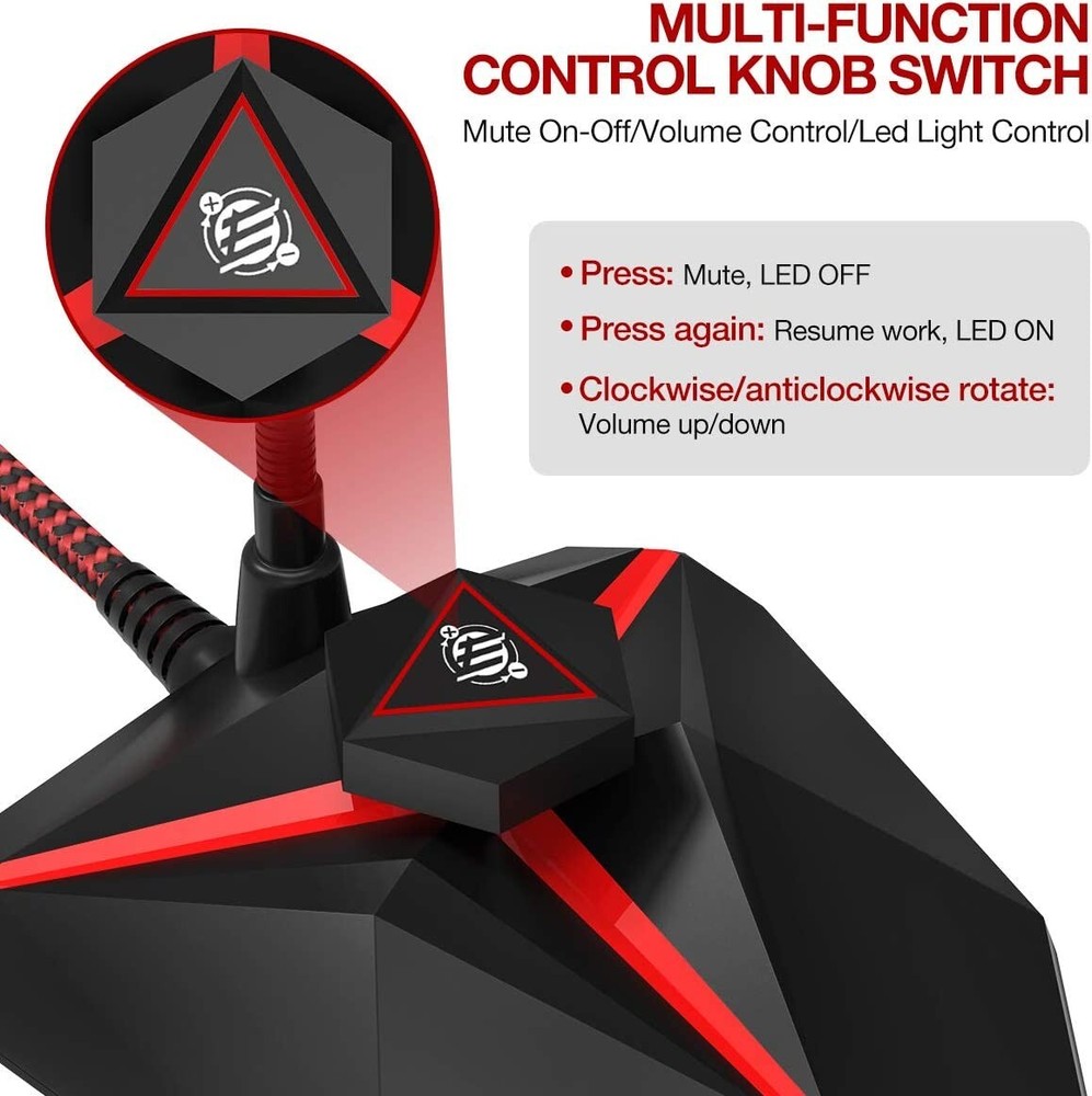 USB External Microphone for Computer Mic for PC Asus Dell HP Acer Desktop Laptop