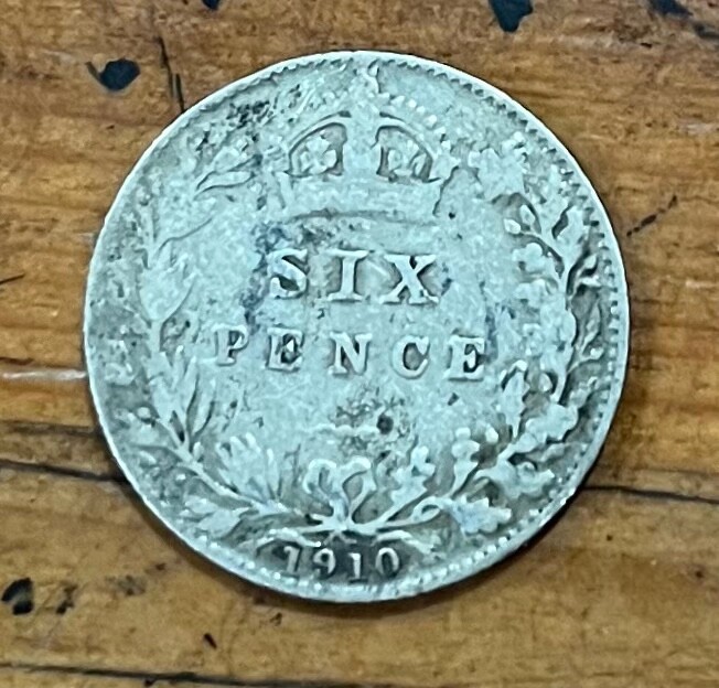 1910 Great Britain 6 Pence
