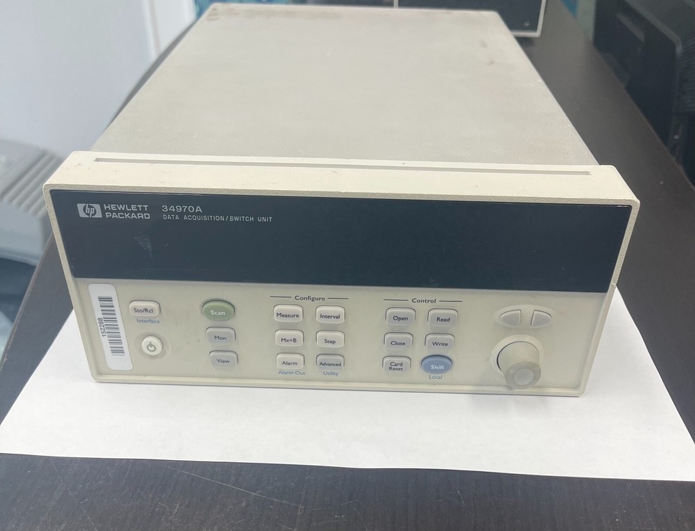HP Hewlett Packard 34970A Data Acquisition Switch Unit