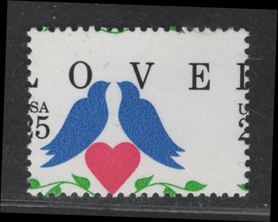 Perfectly Flawed EFO US SN 2440 MNH Error - Love - Beautiful Misperf