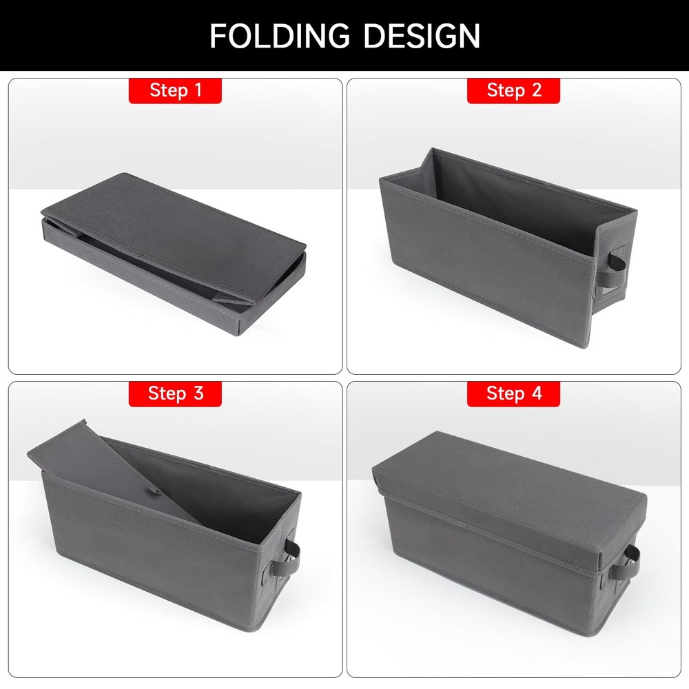 Upgrades CD Storage Box - Perfect CD Case Storage Solution Stackable CD Organ...