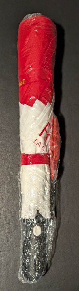 Windbrella Georgetown Folder Plus 58" Windproof Auto Open Umbrella Red White New