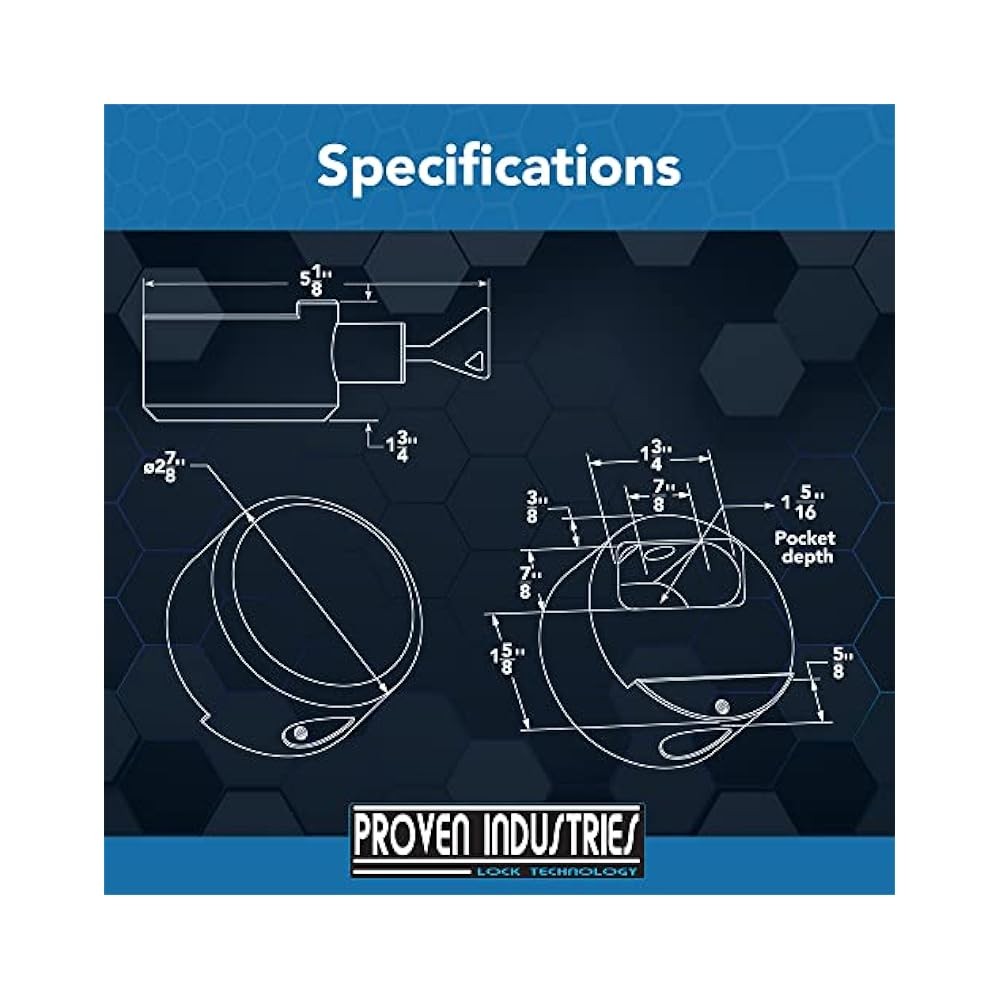 Heavy Duty Puck Locks for Trailers, Shielded Shackle, Enhanced Security