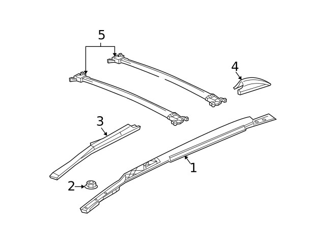 Genuine GM Side Rail 19179475