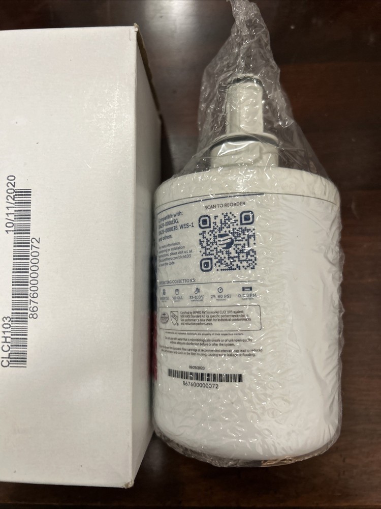 Clear Choice Water Filter CLCH103 for Samsung DA29-00003G, DA29-00003B.