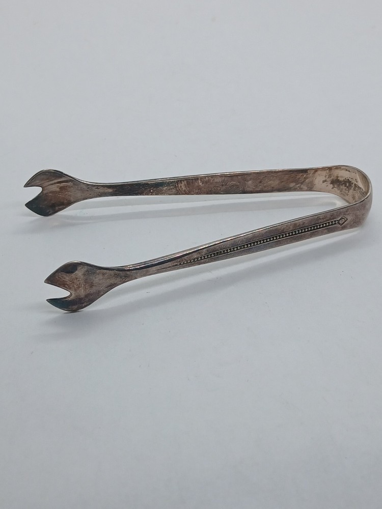 Norway Norwegian Sugar Tongs 830 Silver