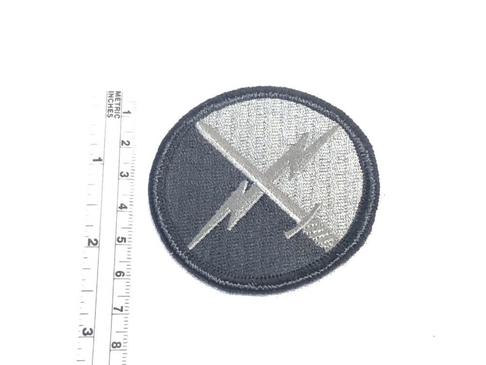 US MILITARY PATCH UNIFORM ARMY ACU 1ST IO CMD INFORMATION OPS SUBDUED HOOK LOOP