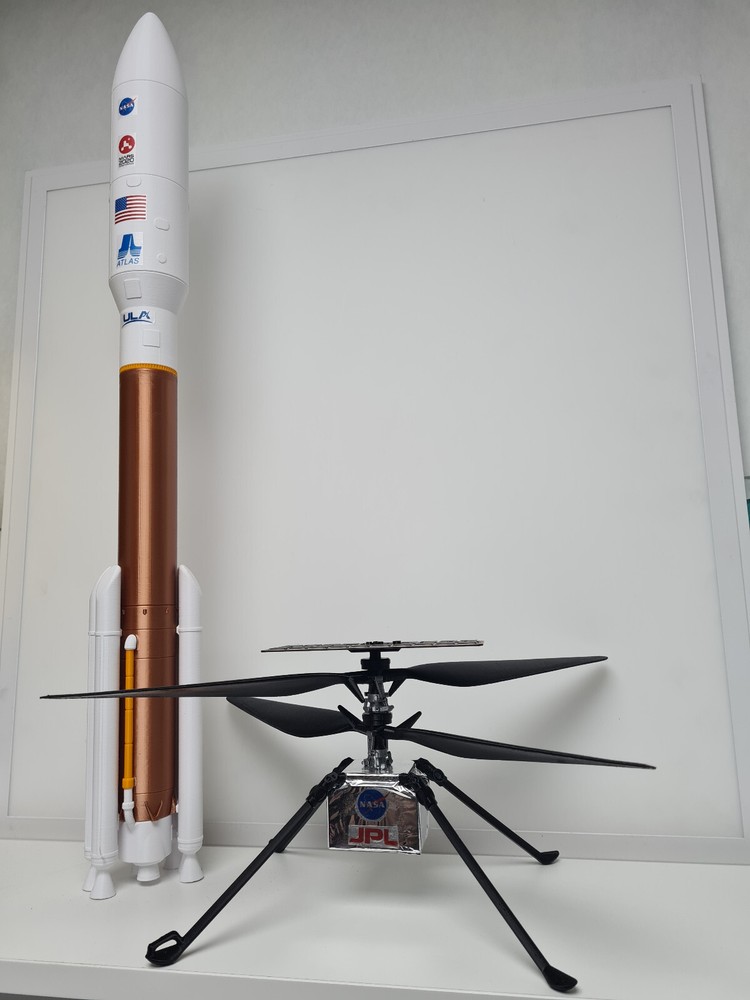 Ingenuity Mars Helicopter Nasa 2020 Display Model 1:3 Scale 360mm Span