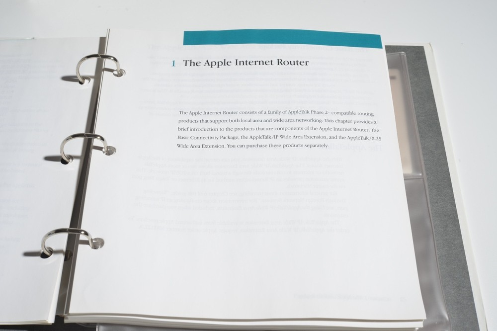 Apple Internet Router Basic Connectivity Package Software Kit w/ Binder Manuals
