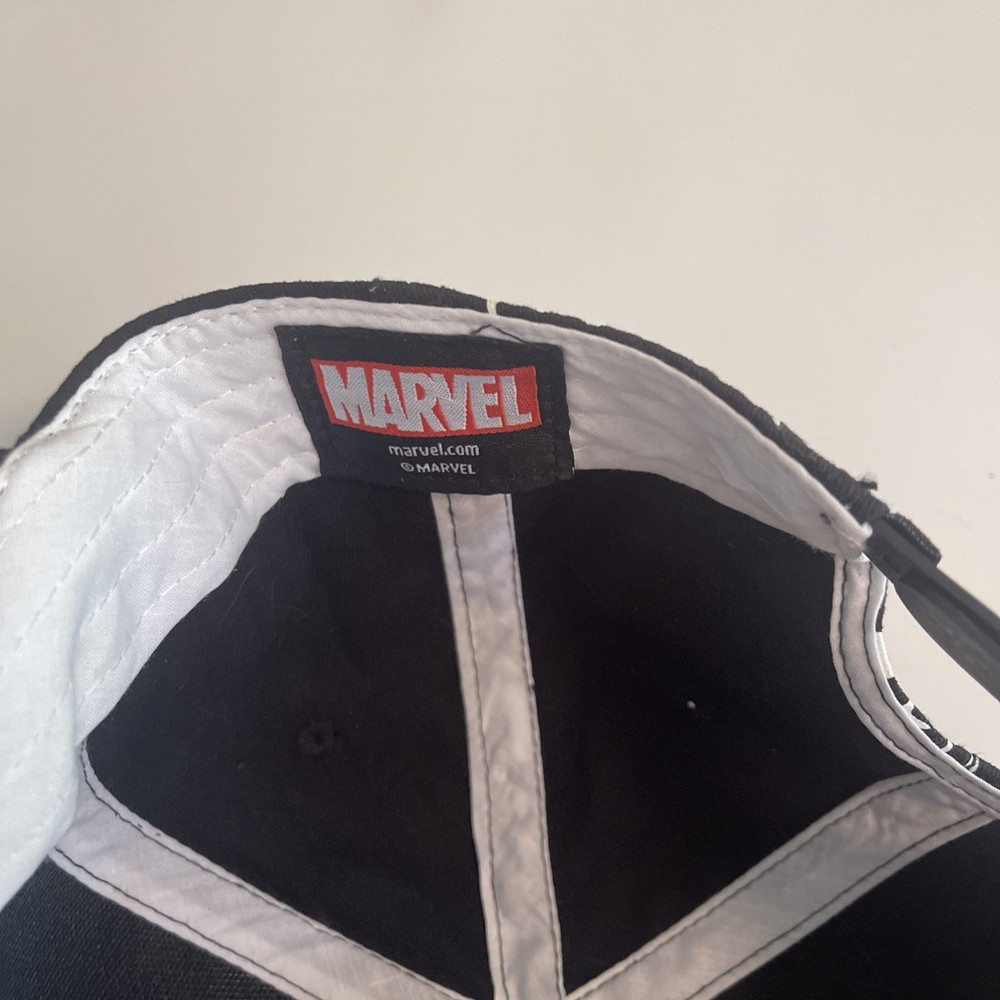Marvel Spider-Man Venom Baseball Hat Cap, Adjustable, HEHHEH, Snapback, Black