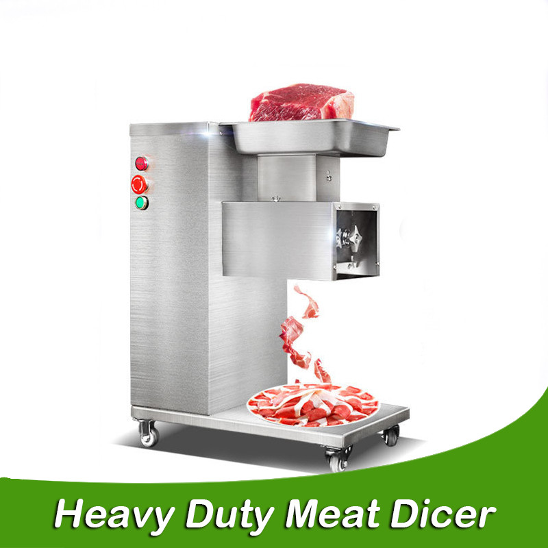 1100lb/h Meat Dicer – Single Blade Cutter Slicer Machine
