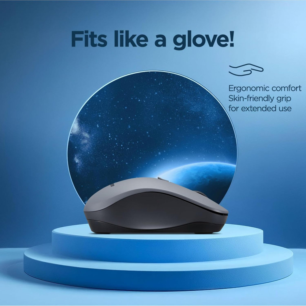 WL310 Bluetooth Silent Mouse, Ergonomic, Adjustable DPI, Silent Clicks, Bluetoot