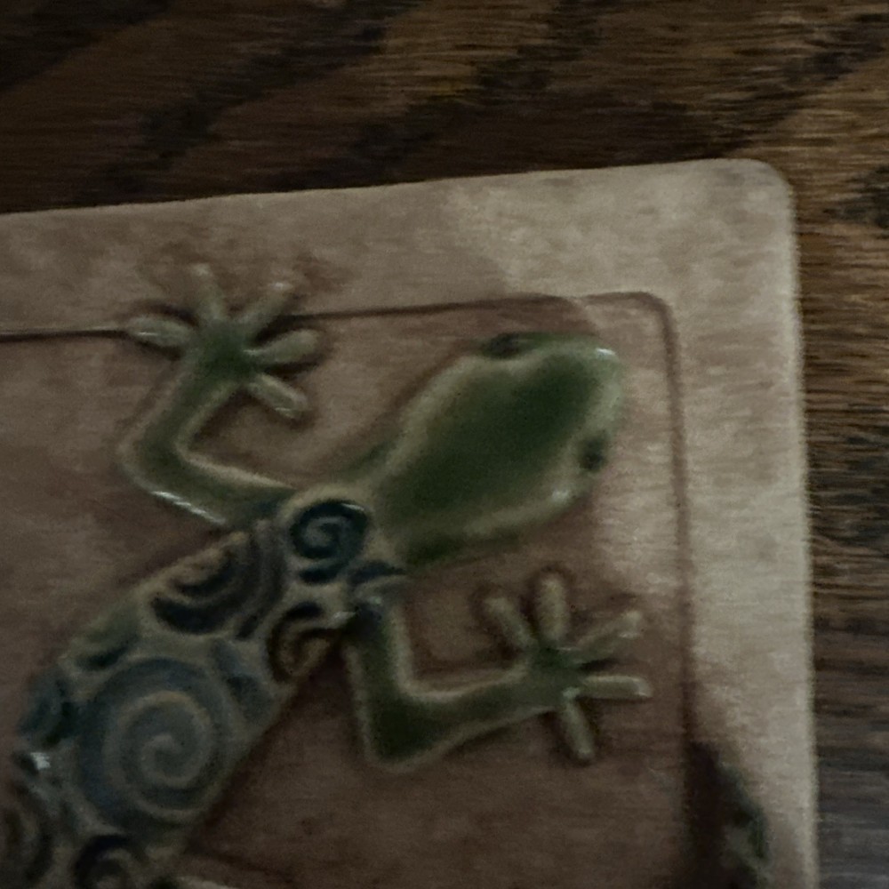 Northfire Studio Gecko Art Decorative Tile