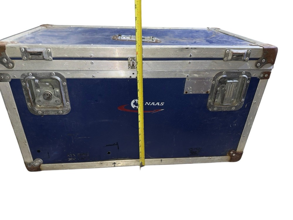 ATA Flight Road Case Blue Equipment Case Needs Latch Repair