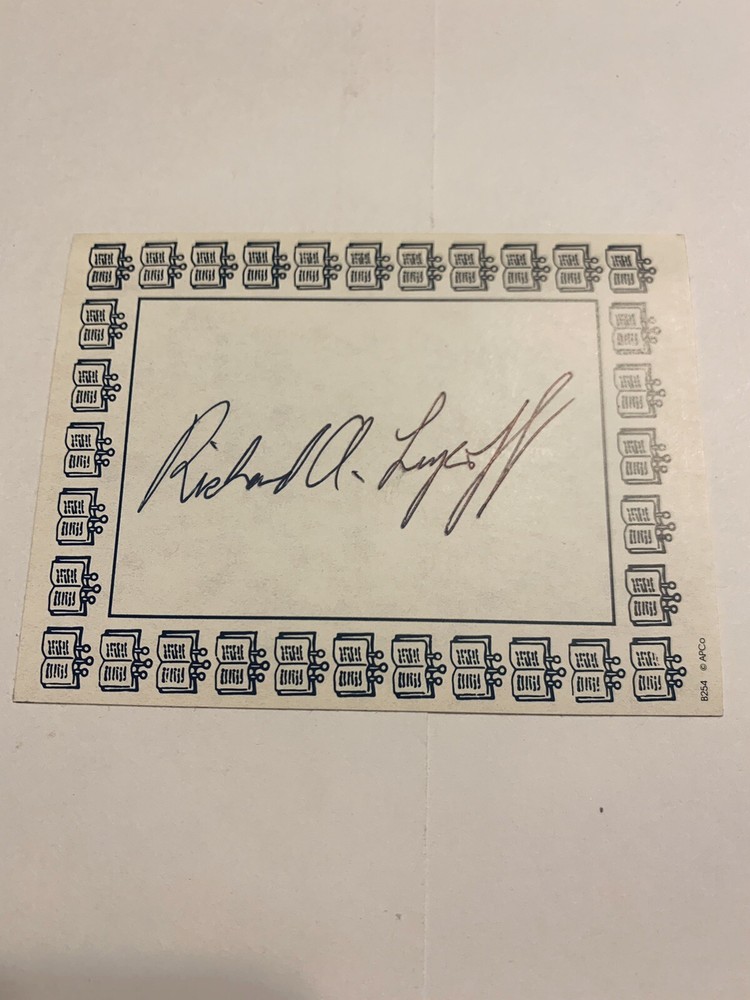 Richard A. Lupoff Author Signed Bookplate Autographed New