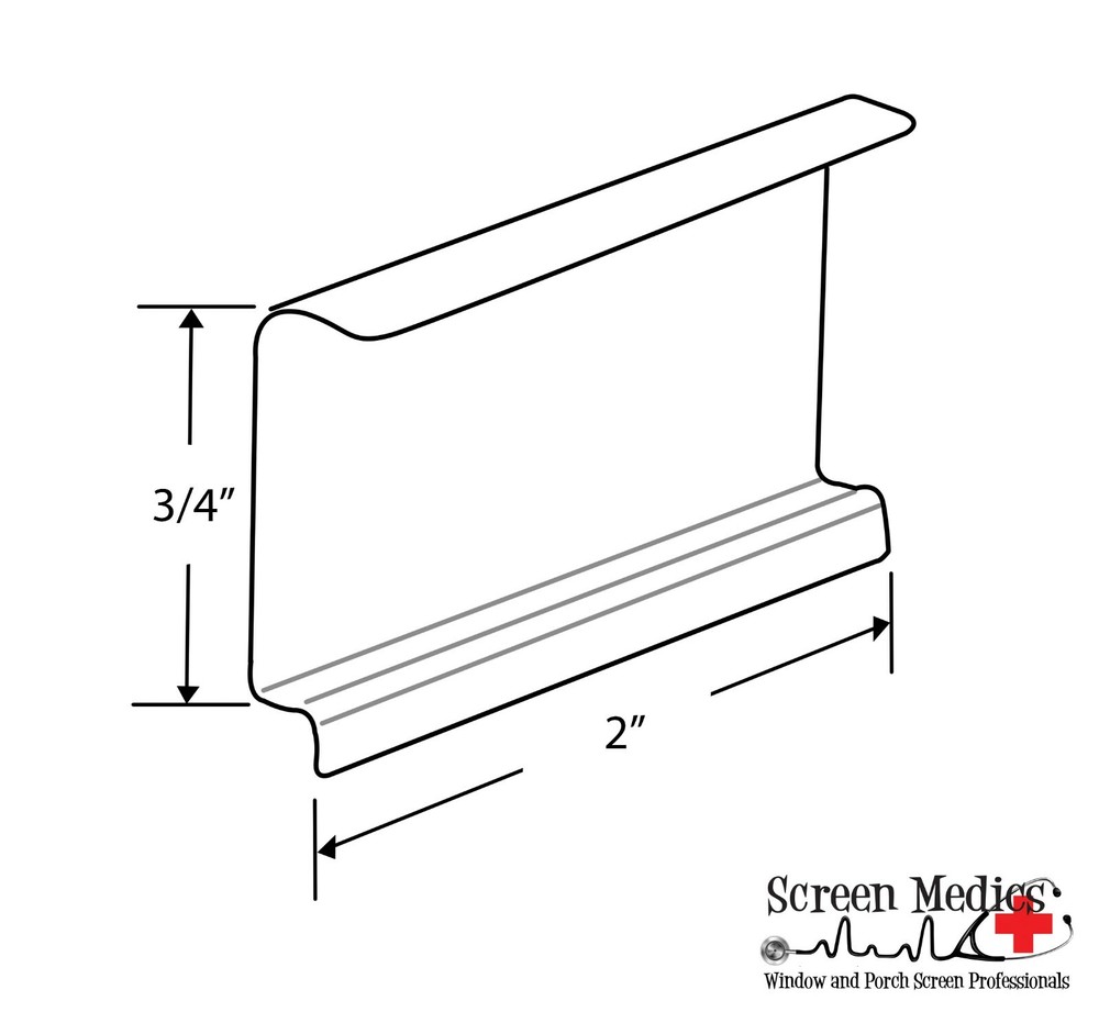 12 Pack - Aluminum Pull Tabs for Window Screens - Bronze/White/Mill