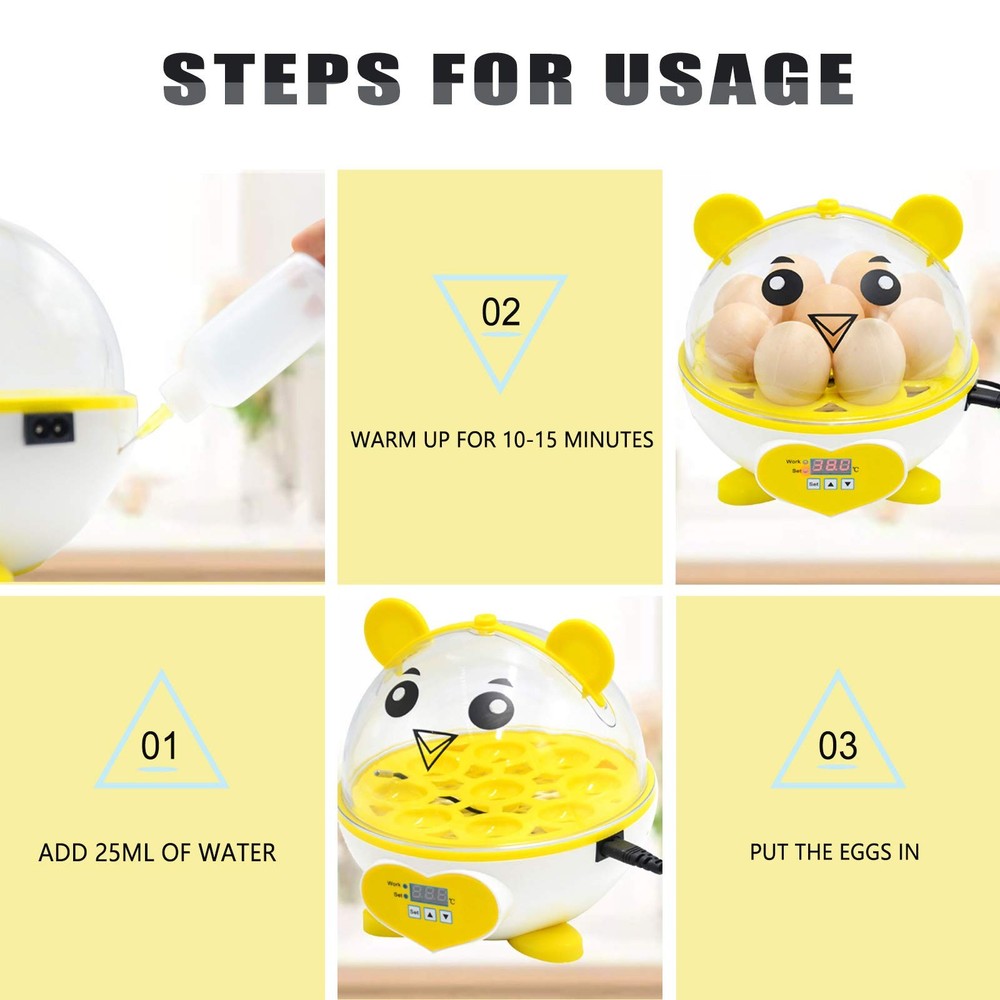 Morishima Egg Incubator with Automatic Temperature Control Hatcher for Chickens/