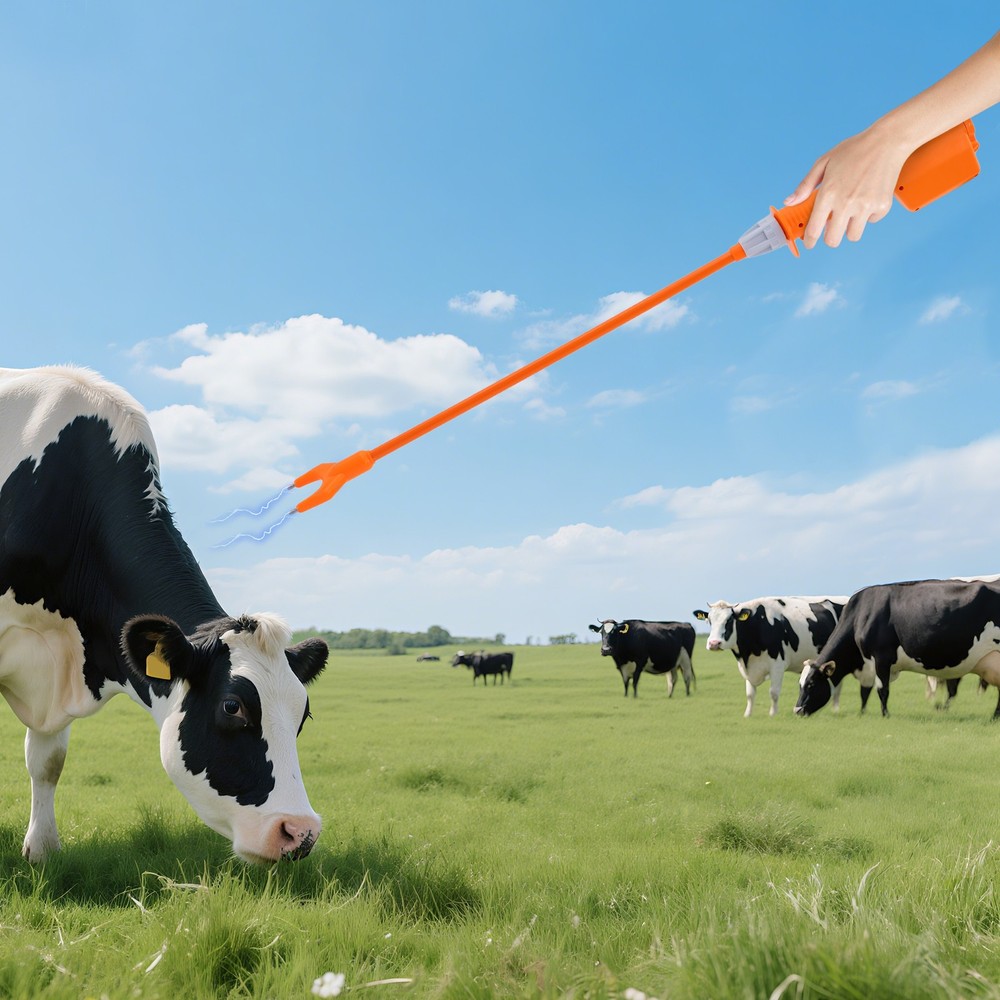 Professional Electric Cattle Prod Stick for Efficient Livestock Herding