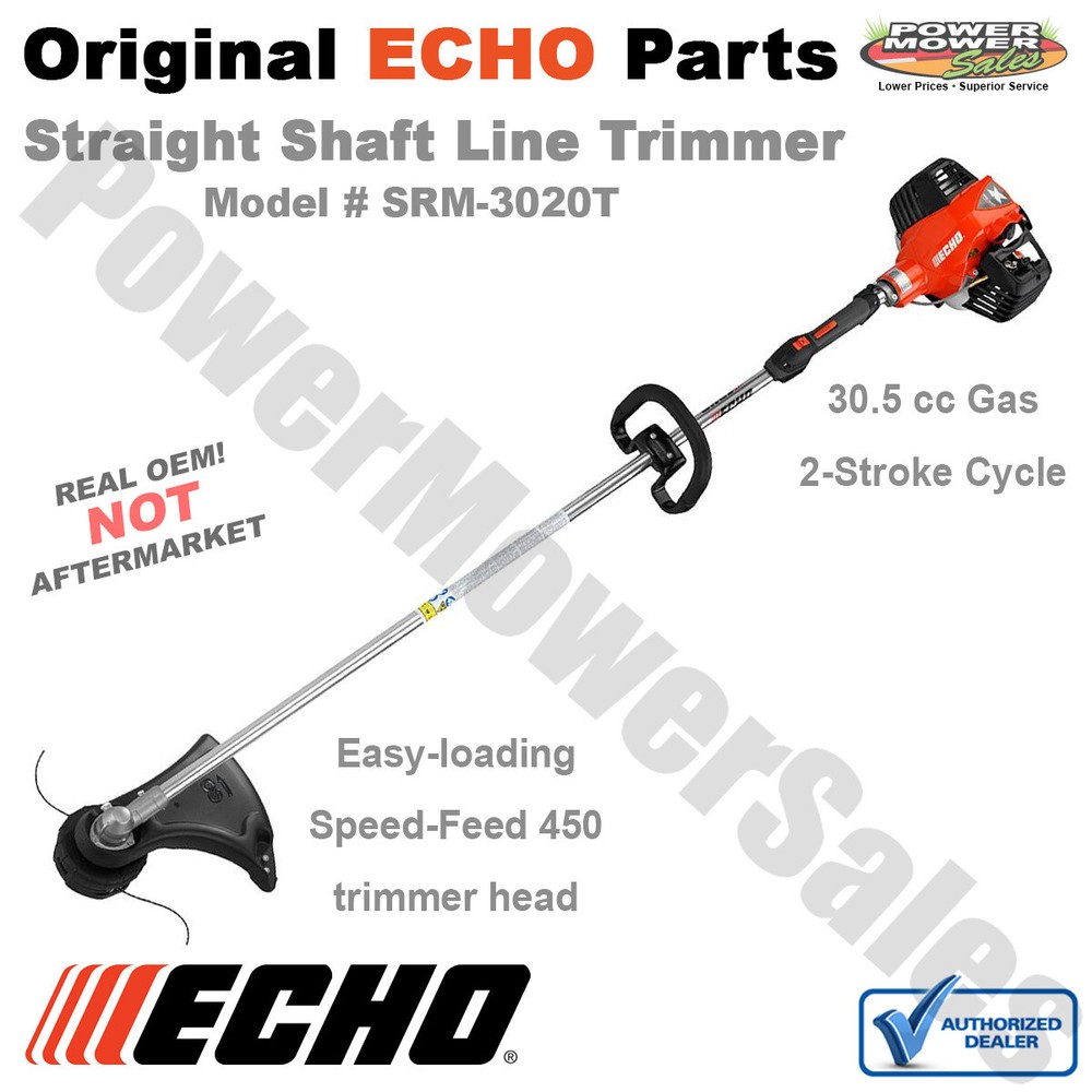 SRM3020T Echo 30.5cc Pro Torque 59" Straight Shaft Speed-Feed 450 String Trimmer