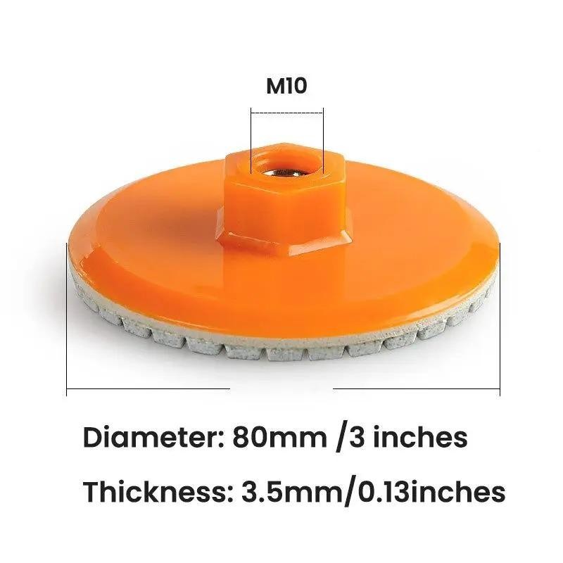 80mm Ceramic Tile Polishing Disc for Angle Grinder Stone Marble Edge Grinding