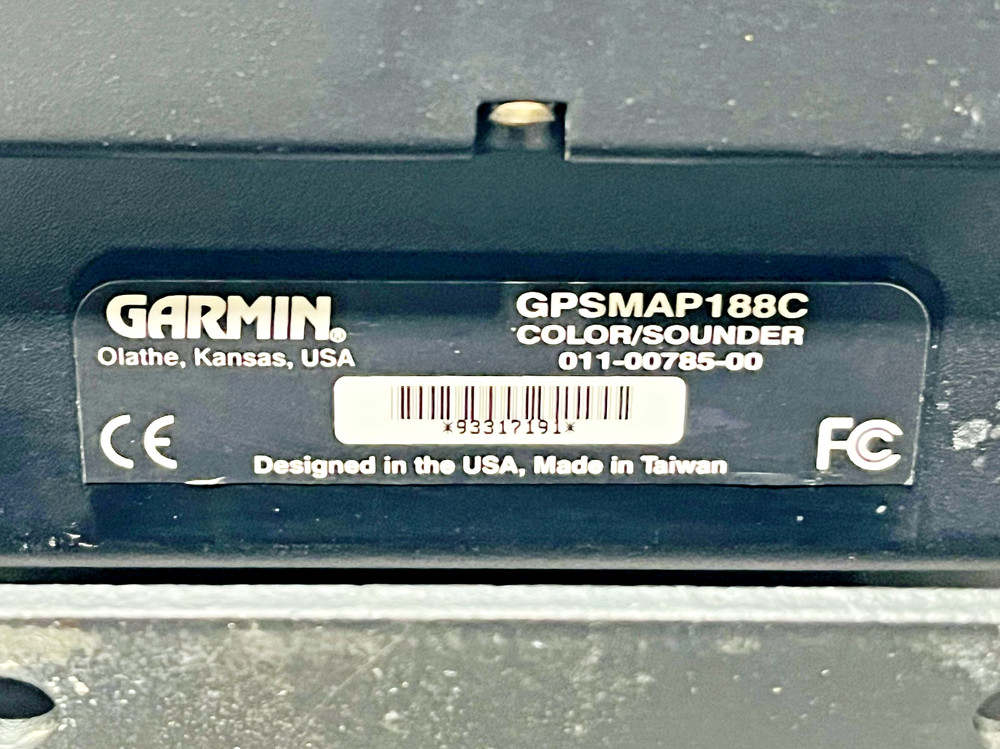 GARMIN GPSMap 188C Sounder Color Chart Plotter Fish-Finder Untested