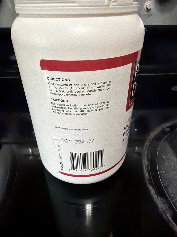 ProtiDIET Maple Brown Sugar Oatmeal Jar, High Protein