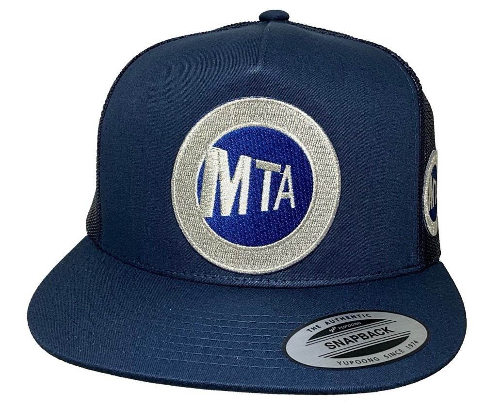 MTA HAT NAVY MESH SNAPBACK NEW YORK CITY TRANSIT HAT