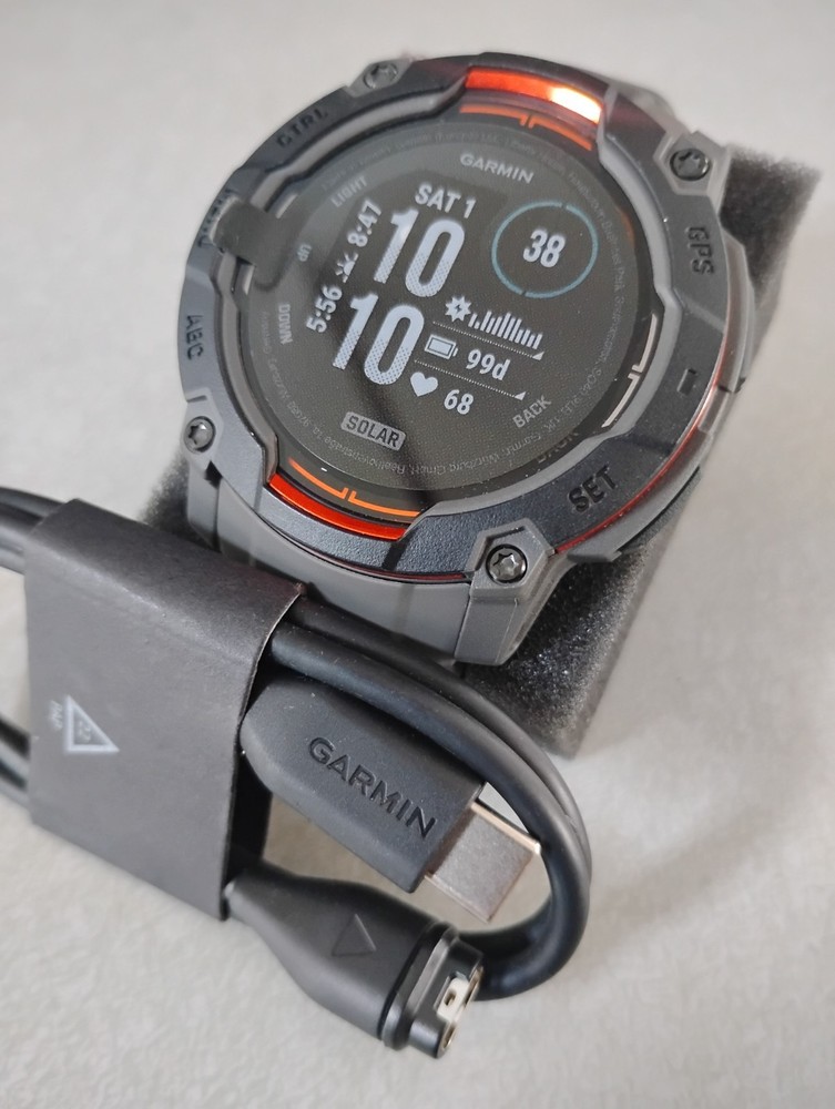 - NEW - GARMIN INSTINCT 3 SOLAR - 50MM - BLACK/CHARCOAL