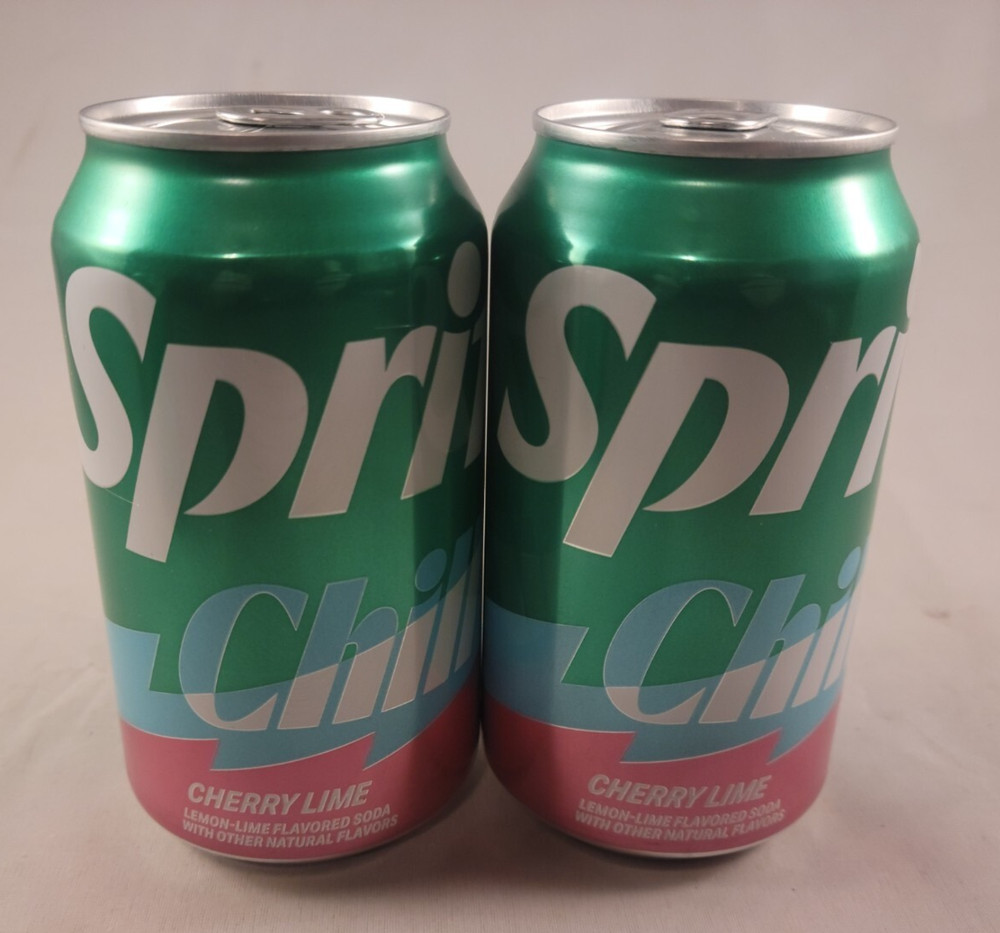 Sprite Chill Cherry Lime Soda - 2 Full 12 oz. Cans