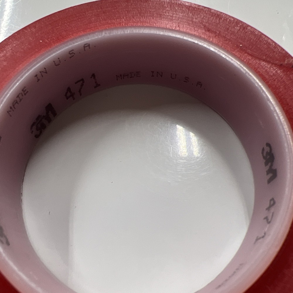 3M Red Vinyl Tape 4 Pack