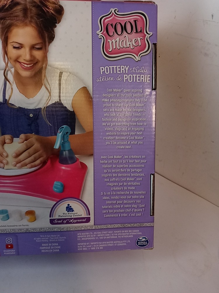 COOL MAKER POTTERY STUDIO NEW Sealed Box