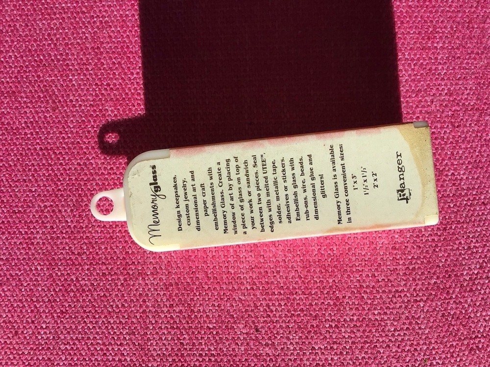 Memory Glass / Microscope Glass / Art Supply