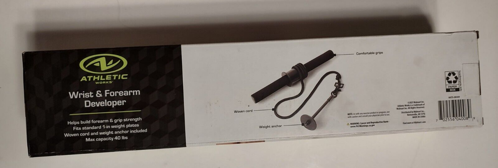 Athletic Works Wrist and Forearm Developer NIB