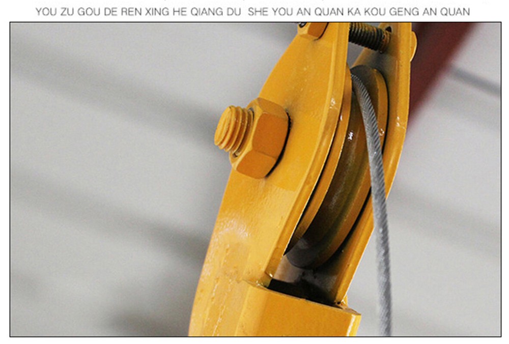 Small Indoor Crane 3000 lbs Remote Control Winch Hoist Universal adjustable