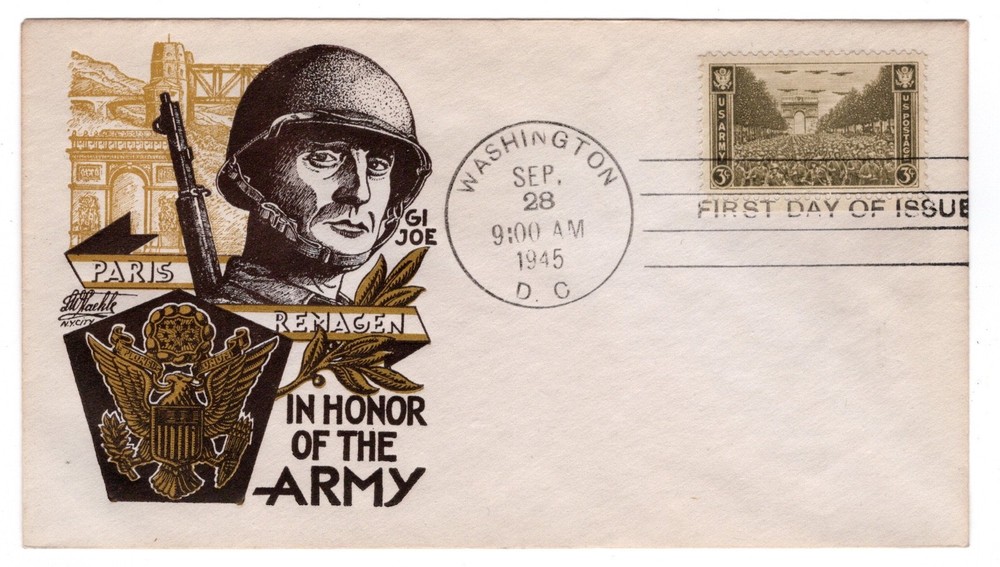 #934 Army 1945 First Day Cover - Staehle