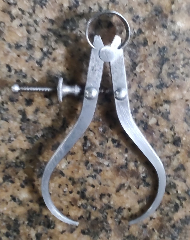 🗽VINTAGE MINI STARRETT 3" OD CALIPER