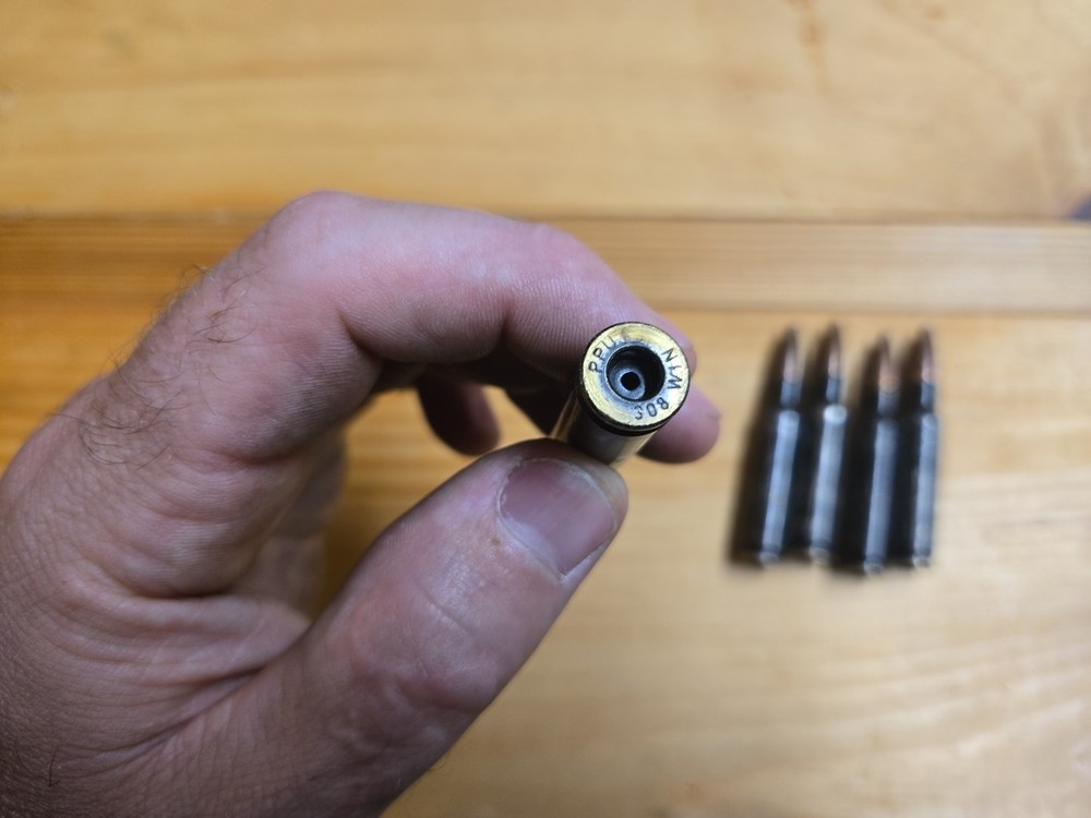 308 Win Brass Dummy Rounds Snap-Caps 5pcs #2