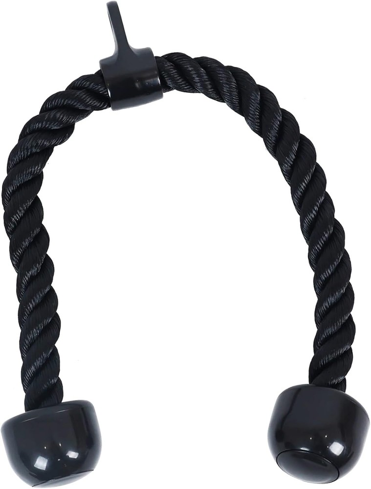 Tricep Press Down Cable Attachment, LAT Pulldown 4-Piece Set, Black