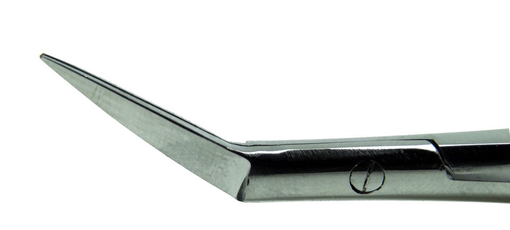 Castroviejo Angled Scissors Sharp/Sharp 4.75" Sqeeze Spring Micro Instruments