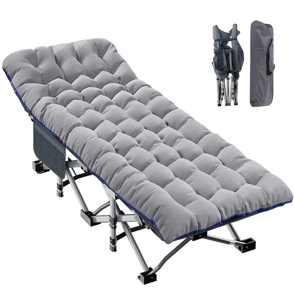 NAIZEA XXL Folding Cot Support 900LBS, Heavy Duty Sleeping Cots Camping Bed