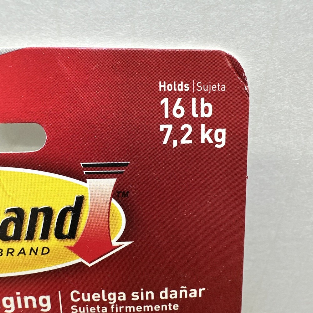 Command 3M Damage Free Large Picture Hanging Strips Black NIP {II}