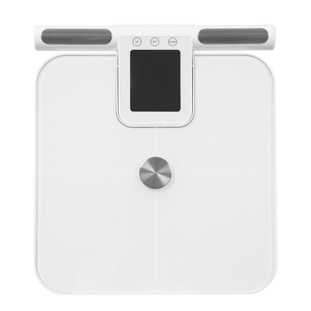 8 Electrode Smart Body Fat Scale Full Body Composition Analyzer with Report LCD
