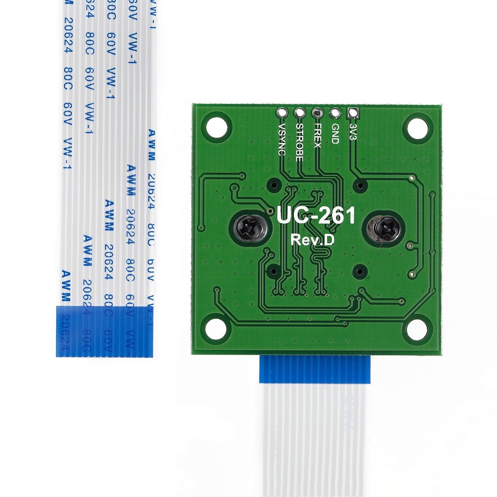 Raspberry Pi 5 Camera Module Interchangeable CS Mount Lens 5MP OV5647 1080P