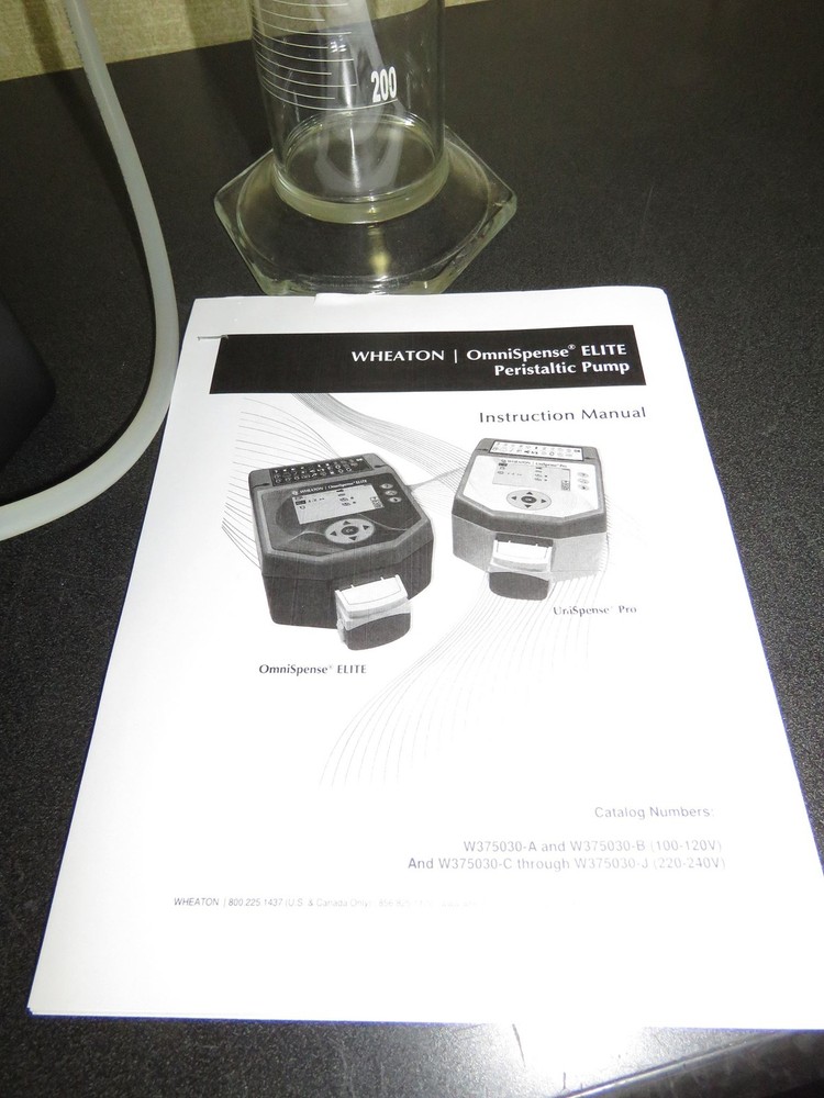 WHEATON OMNISPENSE ELITE Peristaltic Liquid Dispensing Pump - Fully Tested!