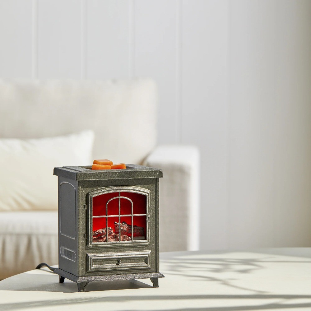 Wrm Fireplace, Black, Modern Style