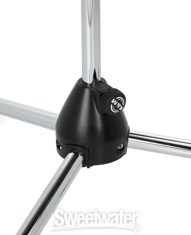 K&M 210/9 Compact Microphone Stand - Chrome