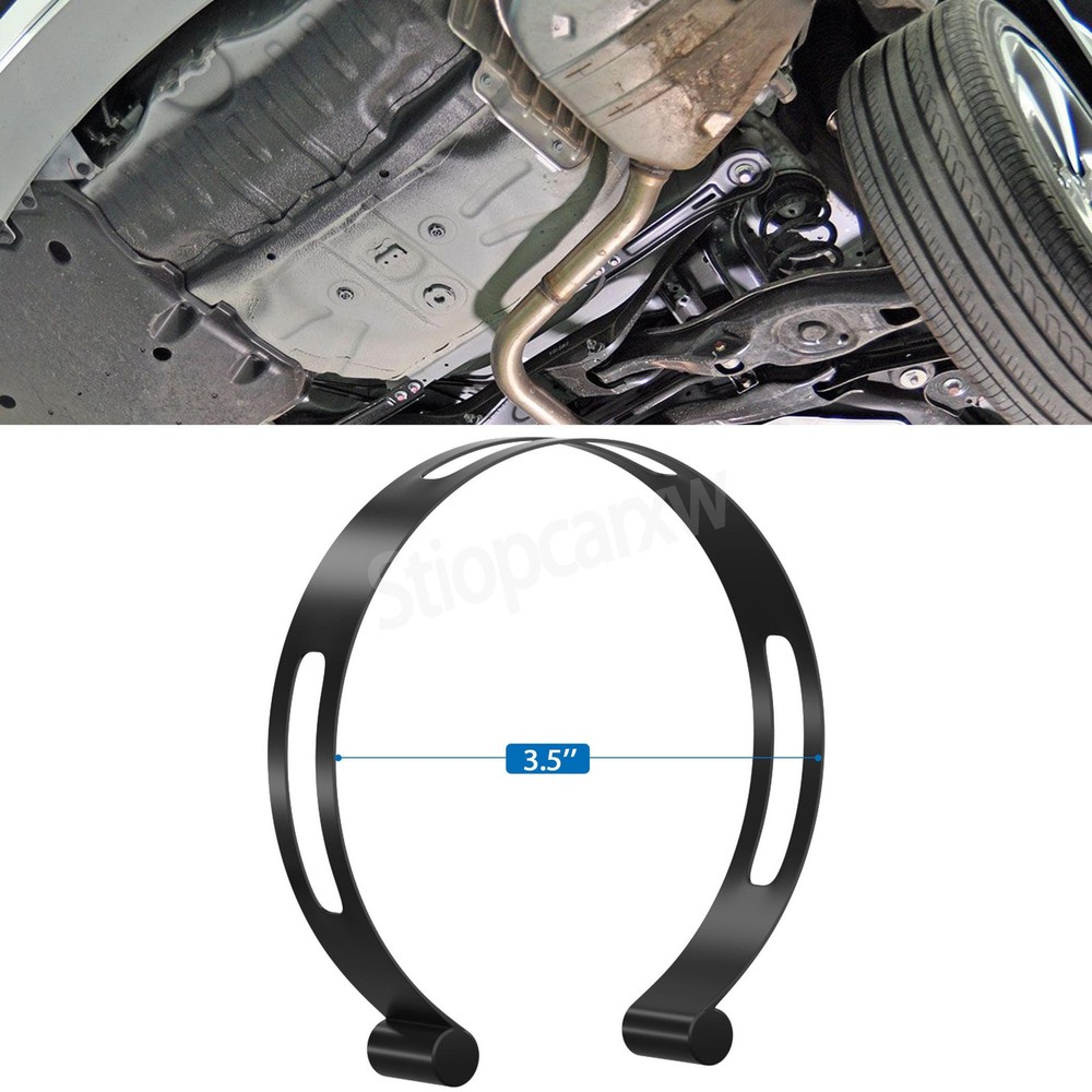 Exhaust Pipe Tacking Band for welding/fabrication FIVE-SIZES 2'' to 4.0" Black