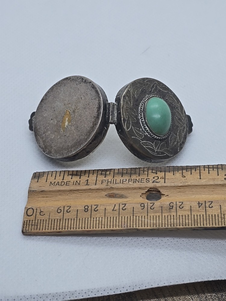 Sterling Silver 925 Vintage Pill Box