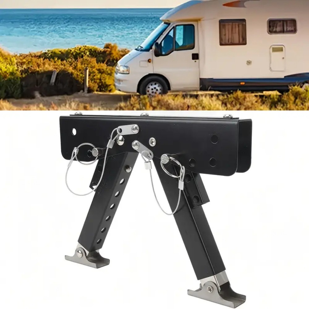 RV Step Stabilizer for Camper Steps RV Step Support stabilizer Stair Black US